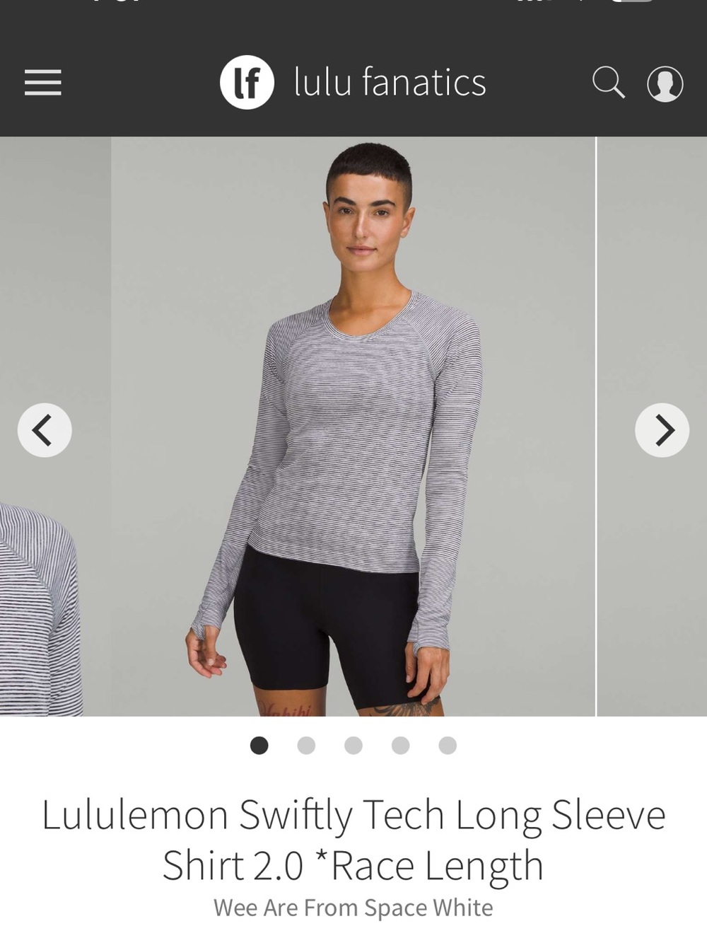 Lululemon LS Swiftly Size 10. EUC